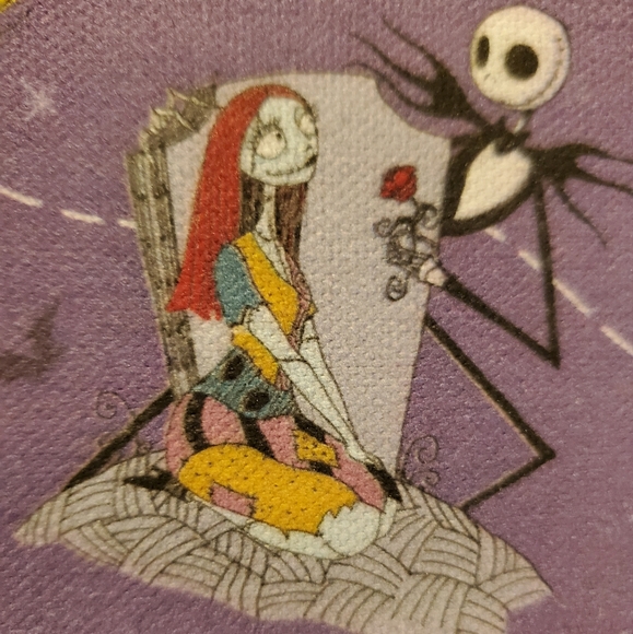 Disney Nightmare Before Christmas Printed Jack Skellington & Sally Canvas Print - Picture 6 of 11